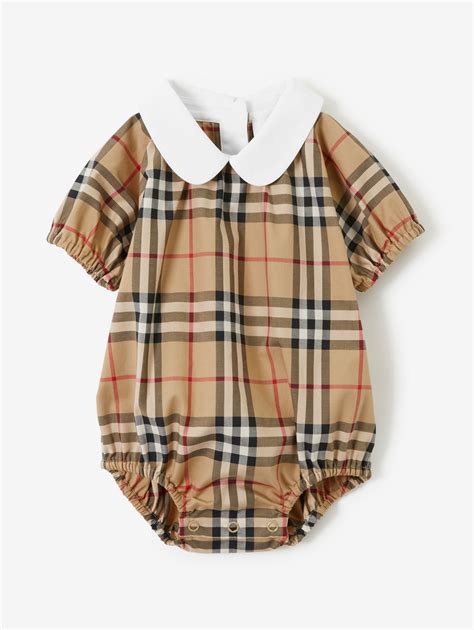 replica burberry newborn clothes|infant burberry clothes onesie.